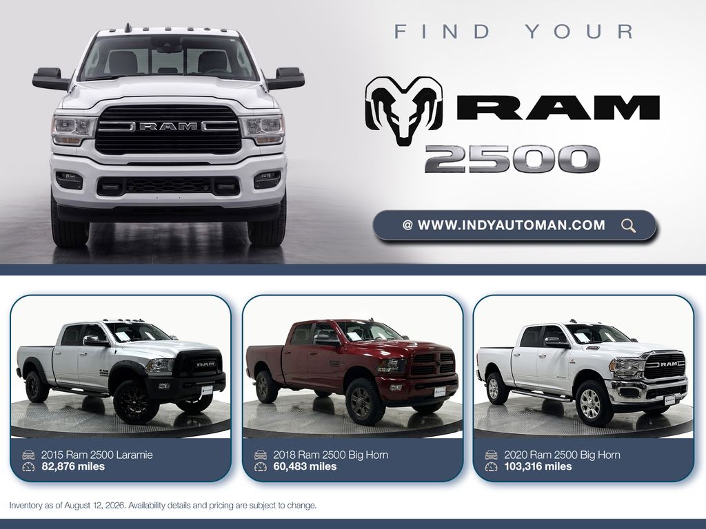 Brilliant Black Crystal Pearlcoat 2015 RAM 2500 Pickup Truck Four-Wheel Drive 6-Speed Automatic