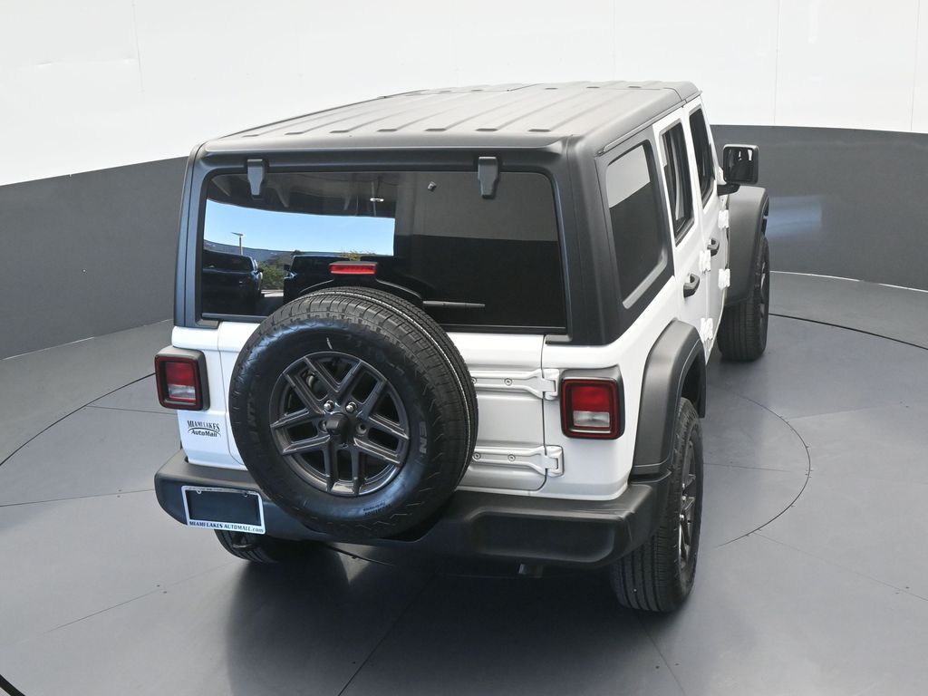 Used 2024 Bright White Clearcoat Jeep Sport S image 43