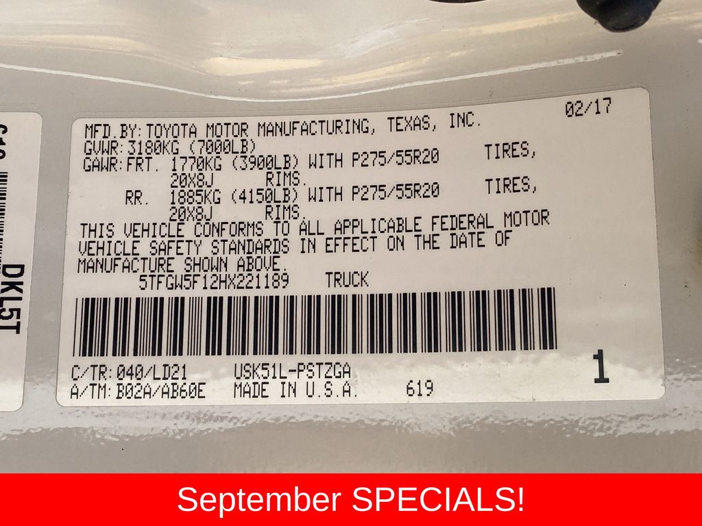 Used 2017 Toyota Tundra Truck