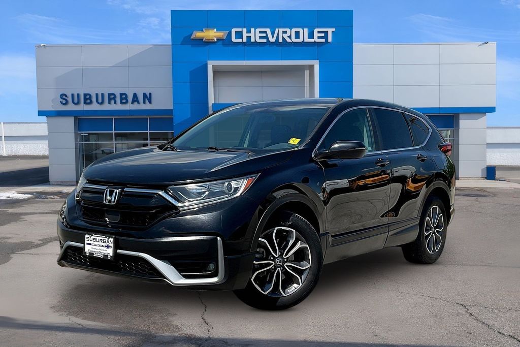 Crystal Black Pearl 2021 Honda CR-V EX FWD SUV / Crossover Front-Wheel Drive Continuously Variable Transmission