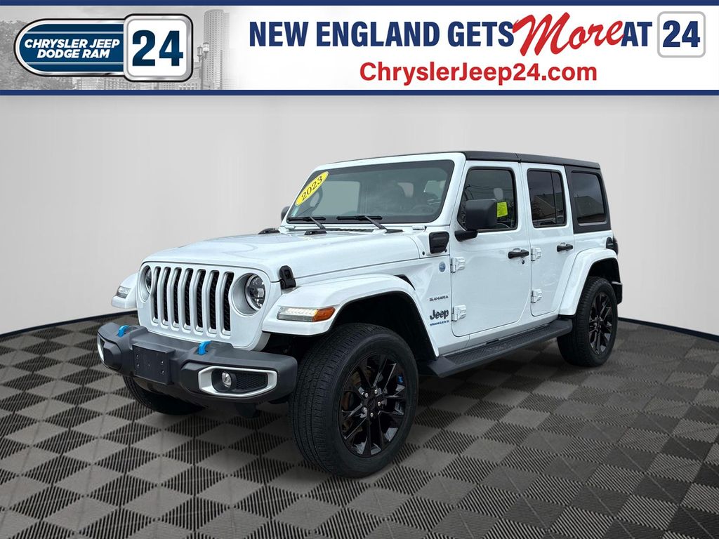 2023 Jeep Wrangler 4xe Sahara 4WD Blanco (Bright White Clearcoat) SUV/Crossover Todo terreno 8 velocidades Automática