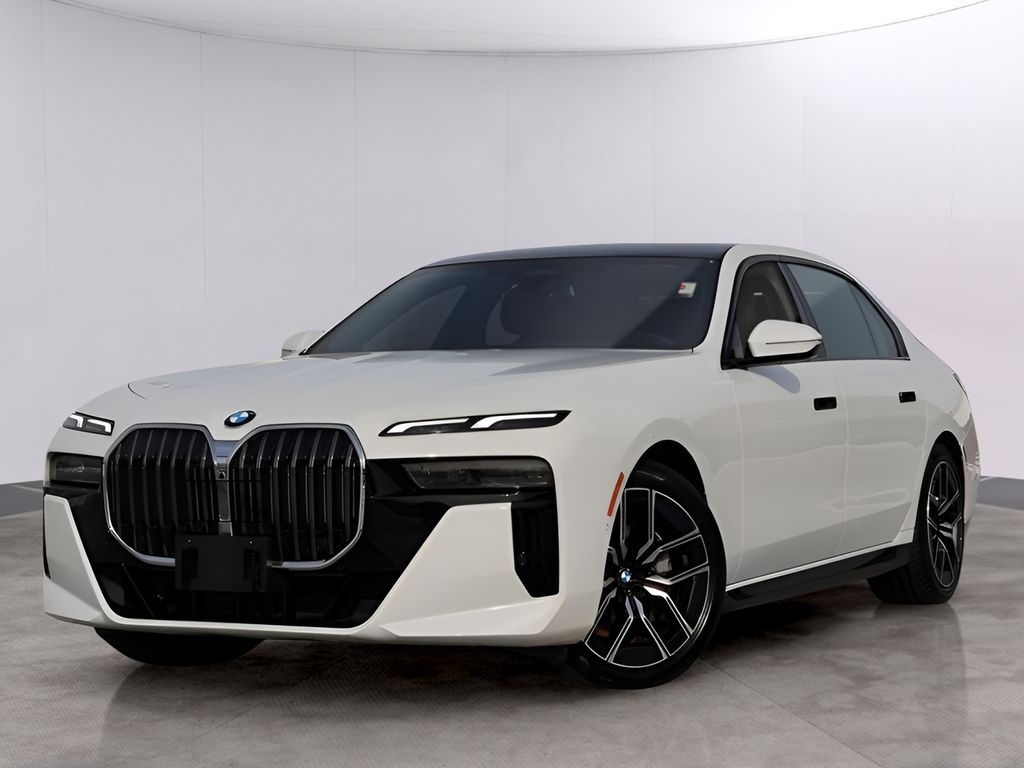Alpine White 2025 BMW 7 Series Sedan All-Wheel Drive 8-Speed Automatic