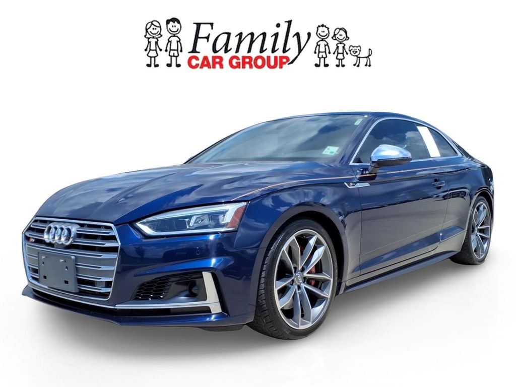 Navarra Blue Metallic 2018 Audi S5 Coupe All-Wheel Drive 8-Speed Automatic