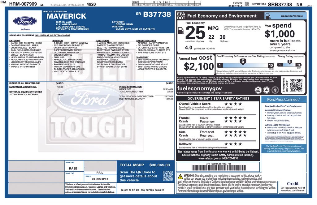 New 2025 Beige Ford XL image 4