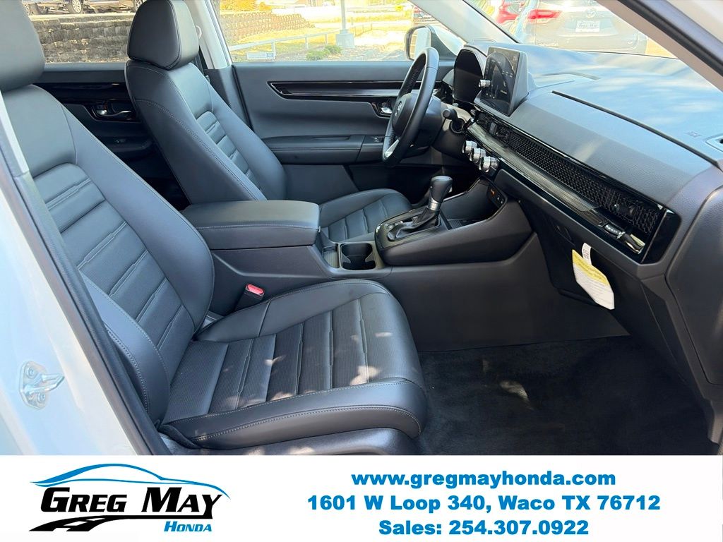 2026 Honda CR-V EX-L White at Greg May Honda