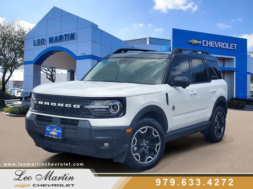 Oxford White 2025 Ford Bronco Sport Outer Banks AWD SUV / Crossover All-Wheel Drive 8-Speed Automatic