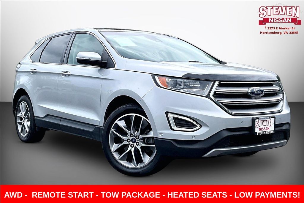 Ingot Silver 2017 Ford Edge SUV / Crossover All-Wheel Drive 6-Speed Automatic
