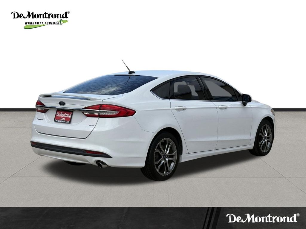 2017 Ford Fusion SE White at Parkway Family Mazda