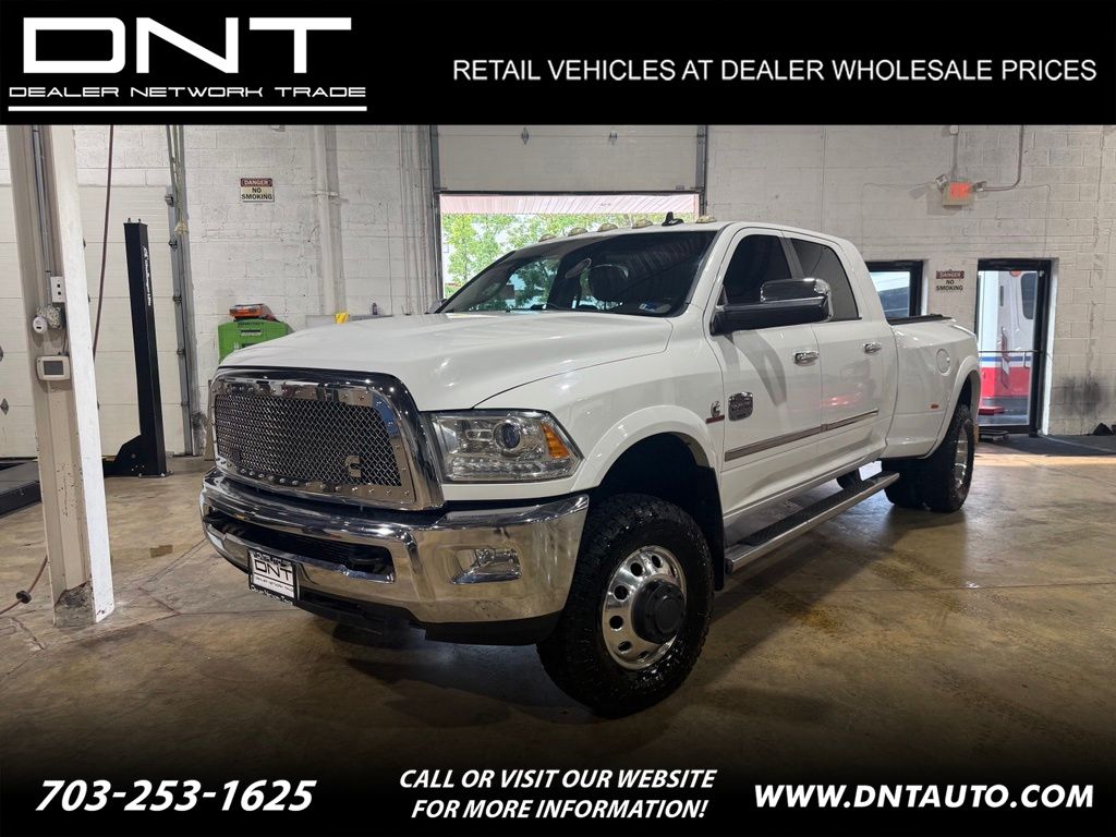 White 2014 RAM 3500 Pickup Truck Four-Wheel Drive 6-Speed Automatic