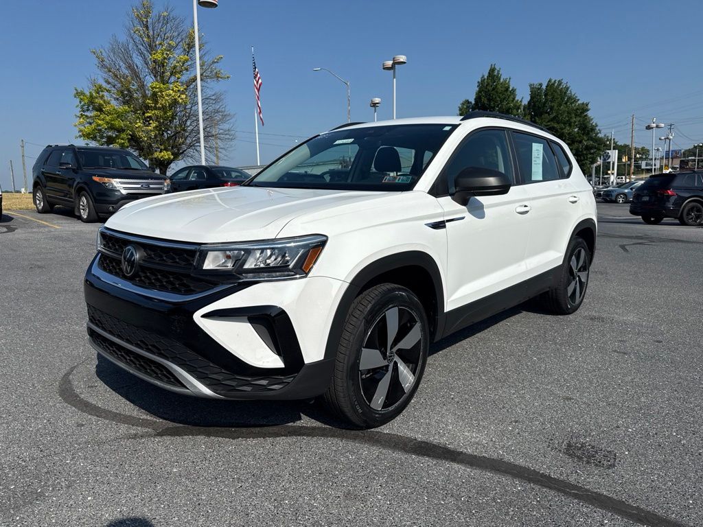 2023 Volkswagen Taos 1.5T S White at Auto Express Mitsubishi