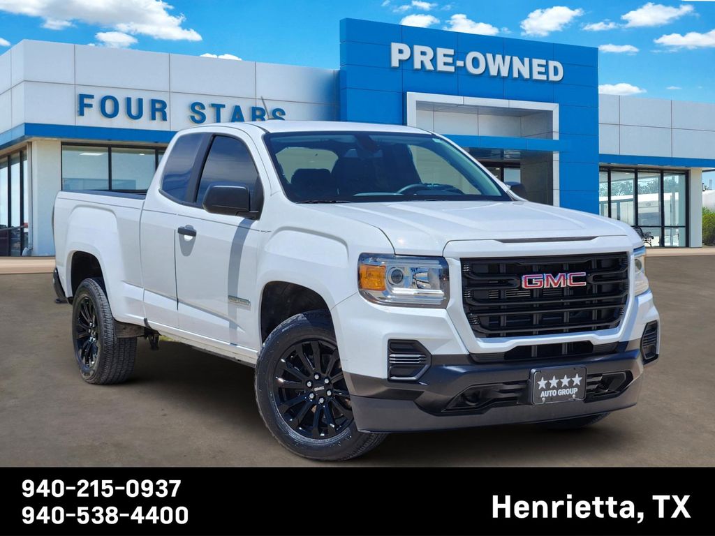 Summit White 2022 GMC Canyon Elevation Standard Extended Cab RWD Pickup Truck 4X2 8-Speed Automatic