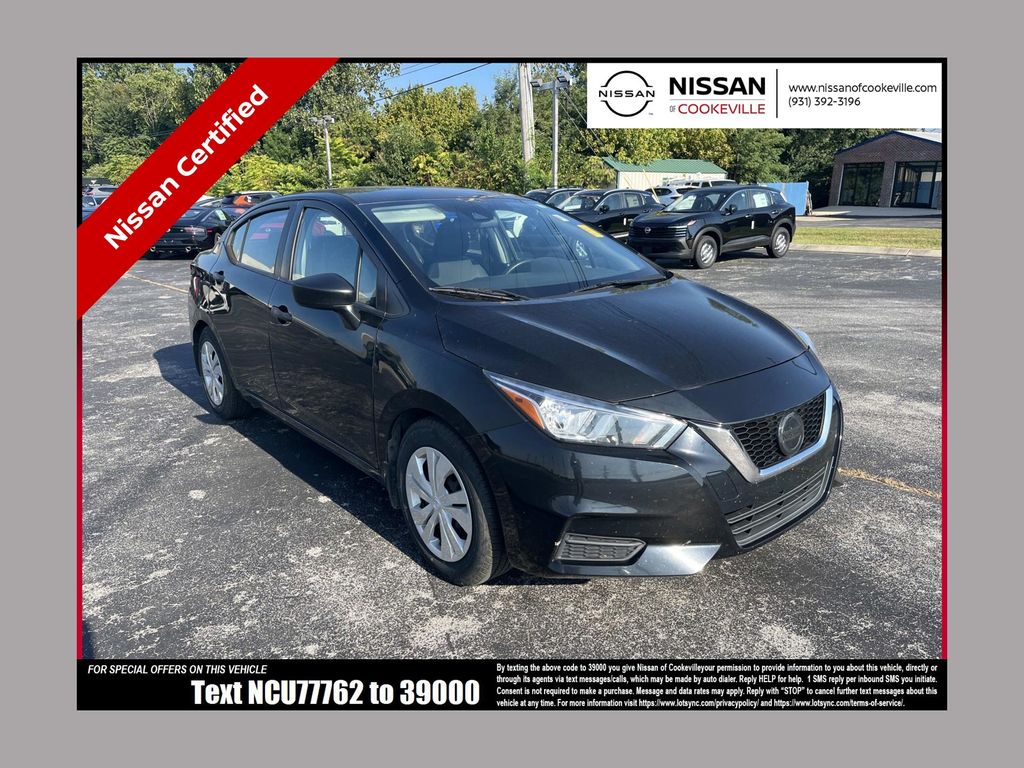  2020 Nissan Versa S FWD   