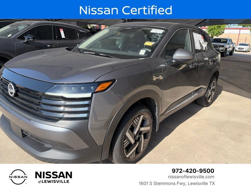 Gray (Gun Metallic) 2025 Nissan Kicks SUV / Crossover Front-Wheel Drive Continuously Variable Transmission