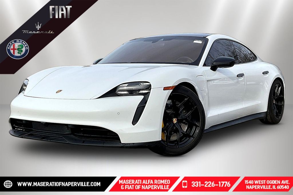 Carrara White Metallic 2020 Porsche Taycan 4S AWD Sedan All-Wheel Drive 2-Speed Automatic