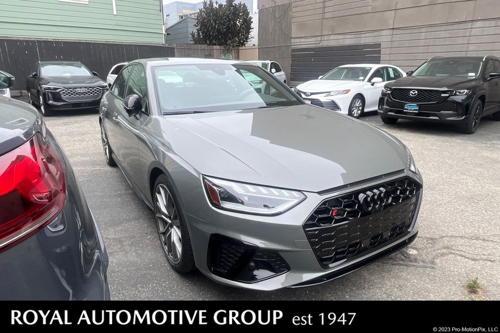 Gray Metallic 2024 Audi S4 Sedan All-Wheel Drive 8-Speed Automatic