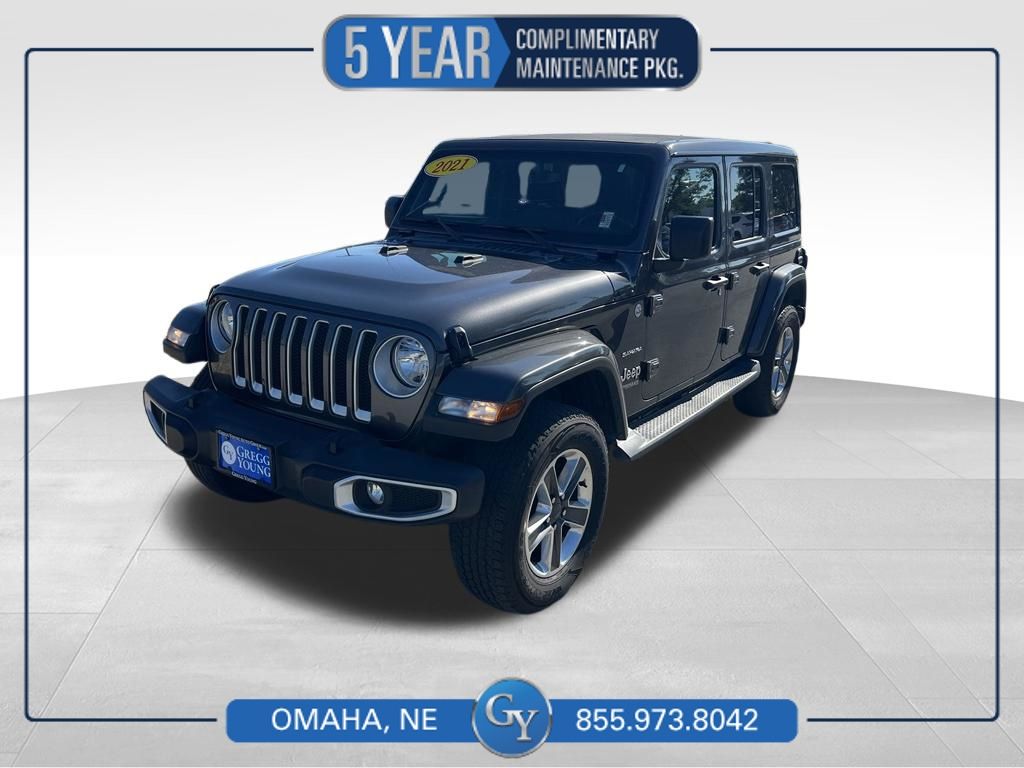 Gray (Granite Crystal Metallic Clearcoat) 2021 Jeep Wrangler SUV / Crossover Four-Wheel Drive 8-Speed Automatic