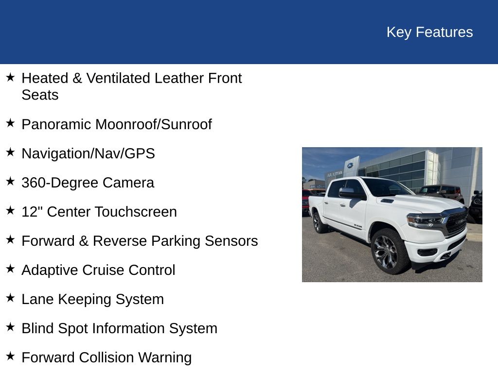 2020 Ram 1500 Limited Crew Cab 4x4 5'7" Box