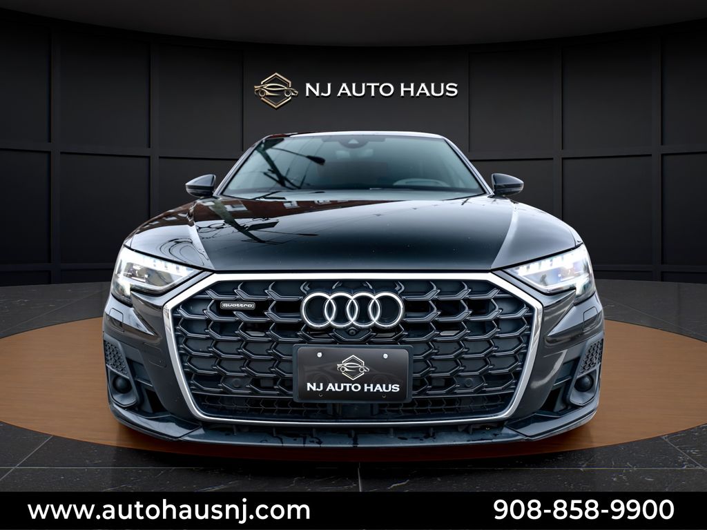 Mythos Black Metallic 2023 Audi A8 L quattro 55 TFSI Sedan All-Wheel Drive 8-Speed Automatic