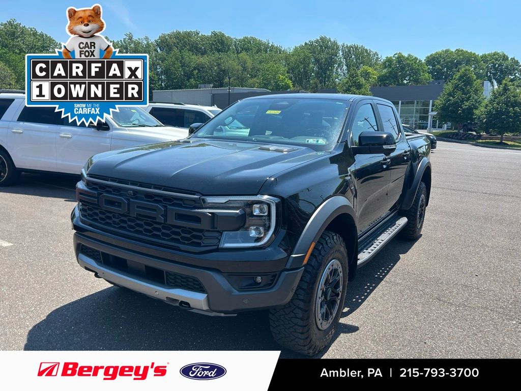 Shadow Black 2024 Ford Ranger Pickup Truck Four-Wheel Drive 10-Speed Automatic