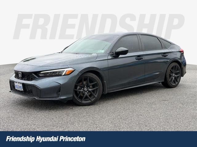 Urban Gray Pearl 2025 Honda Civic Hatchback Hatchback Front-Wheel Drive Continuously Variable Transmission
