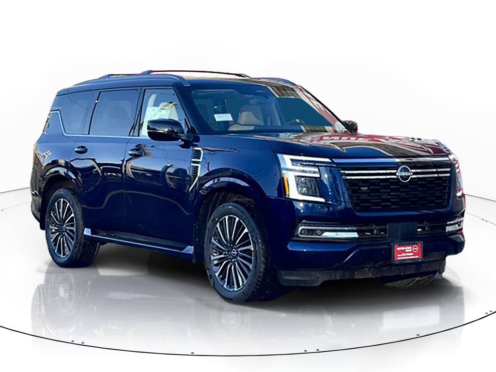 Deep Ocean Blue Pearl 2025 Nissan Armada Platinum Reserve 4WD SUV / Crossover Four-Wheel Drive 9-Speed Automatic