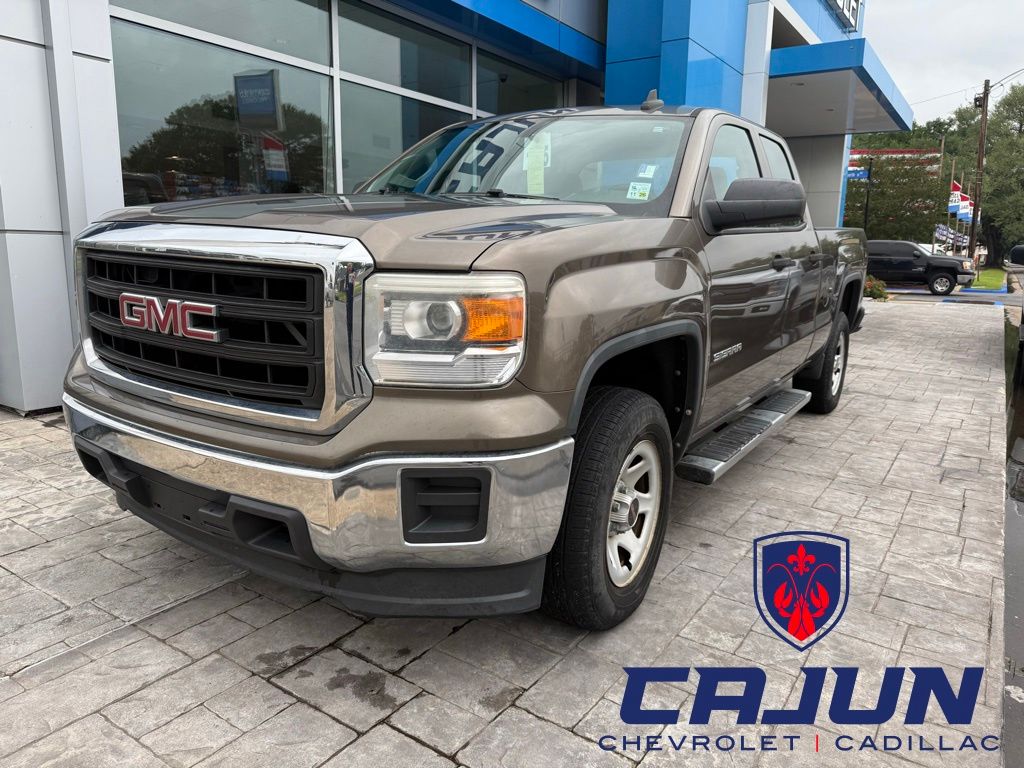 Bronze Alloy Metallic 2015 GMC Sierra 1500 Base Double Cab Pickup Truck 4X2 6-Speed Automatic Overdrive