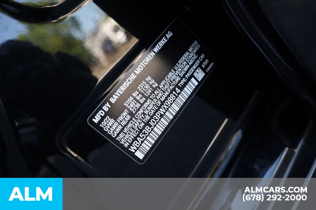Used 2023 Black BMW 540i image 38