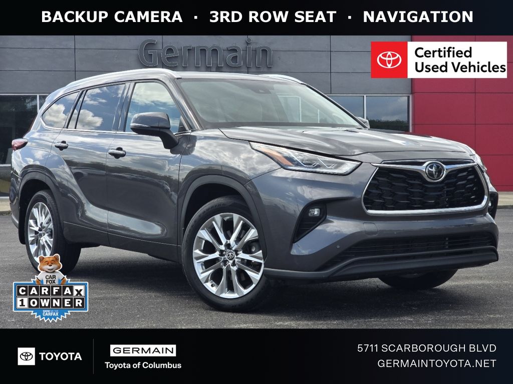 Magnetic Gray Metallic 2024 Toyota Highlander SUV / Crossover All-Wheel Drive 8-Speed Automatic