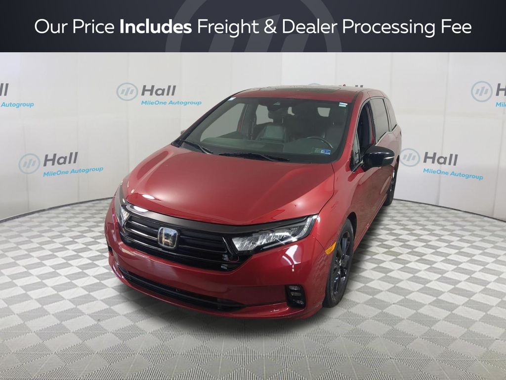 Gray 2023 Honda Odyssey Minivan Front-Wheel Drive Automatic