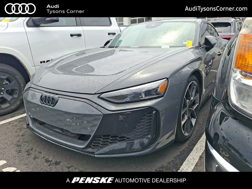 Nimbus Gray Metallic 2025 Audi RS e-tron GT Sedan All-Wheel Drive 1-Speed Automatic