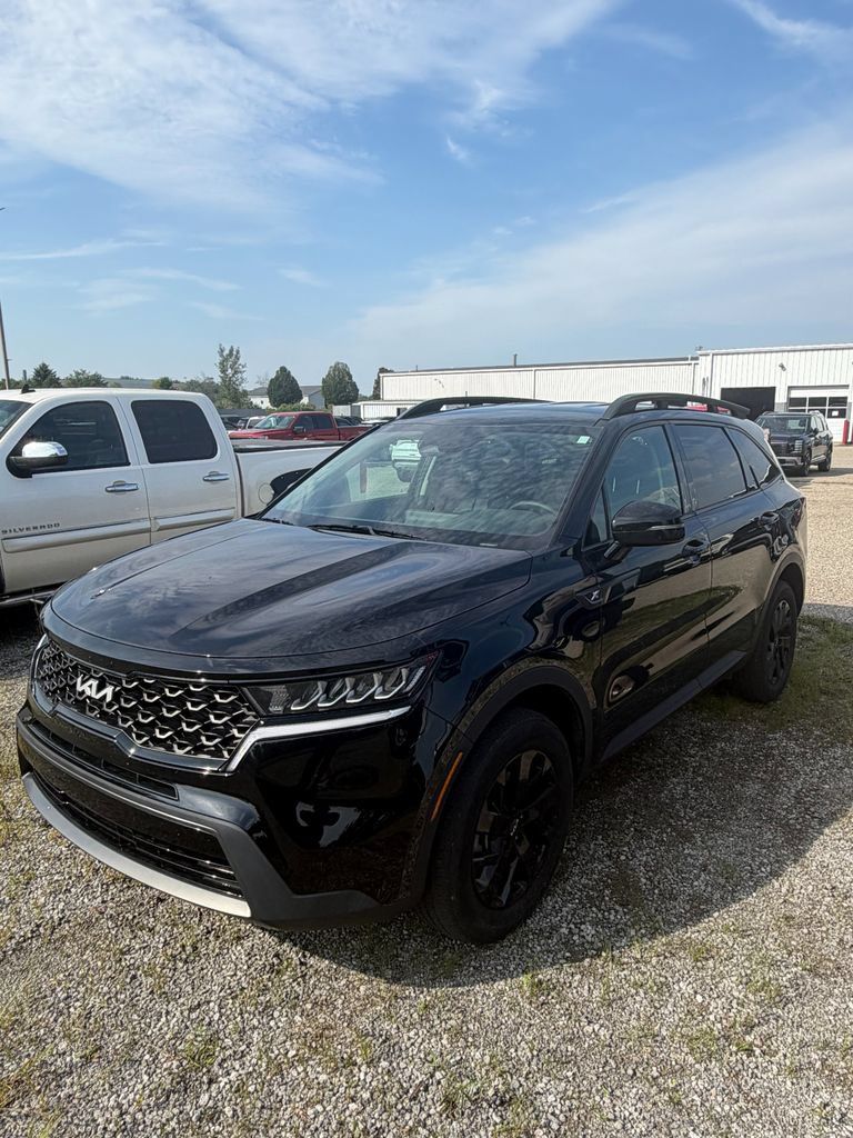 Ebony Black 2023 Kia Sorento SUV / Crossover All-Wheel Drive 8-Speed Automatic