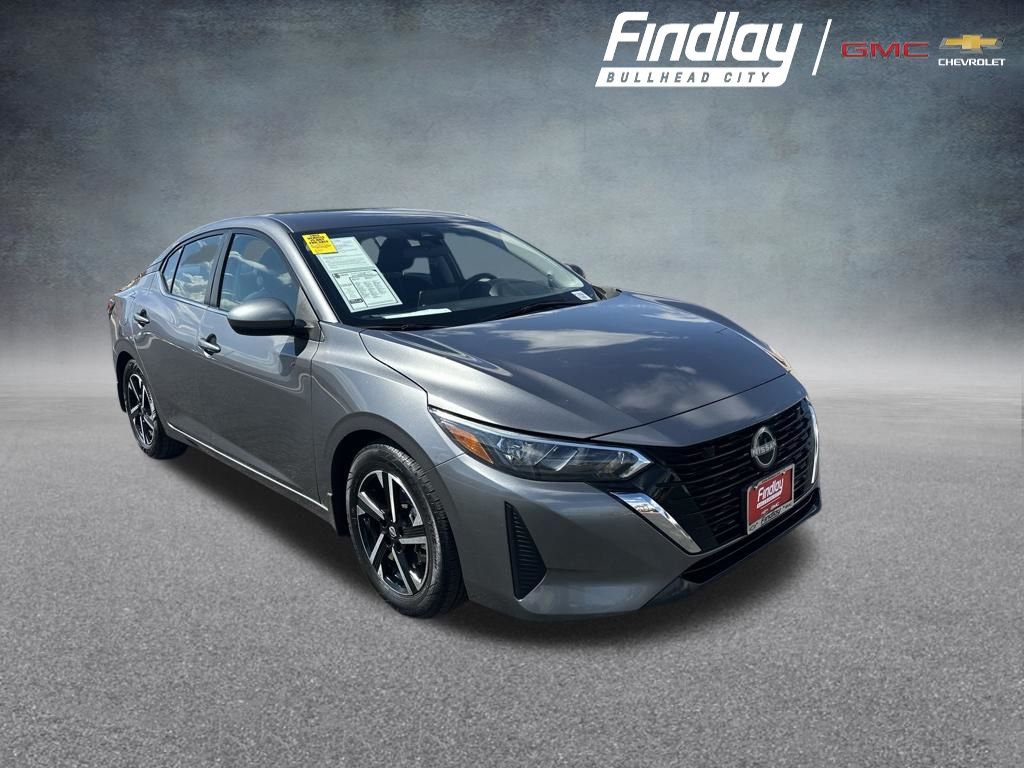 Gray (Gun Metallic) 2024 Nissan Sentra Sedan Front-Wheel Drive Continuously Variable Transmission