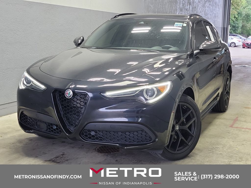 Vulcano Black Metallic 2020 Alfa Romeo Stelvio SUV / Crossover All-Wheel Drive 8-Speed Automatic