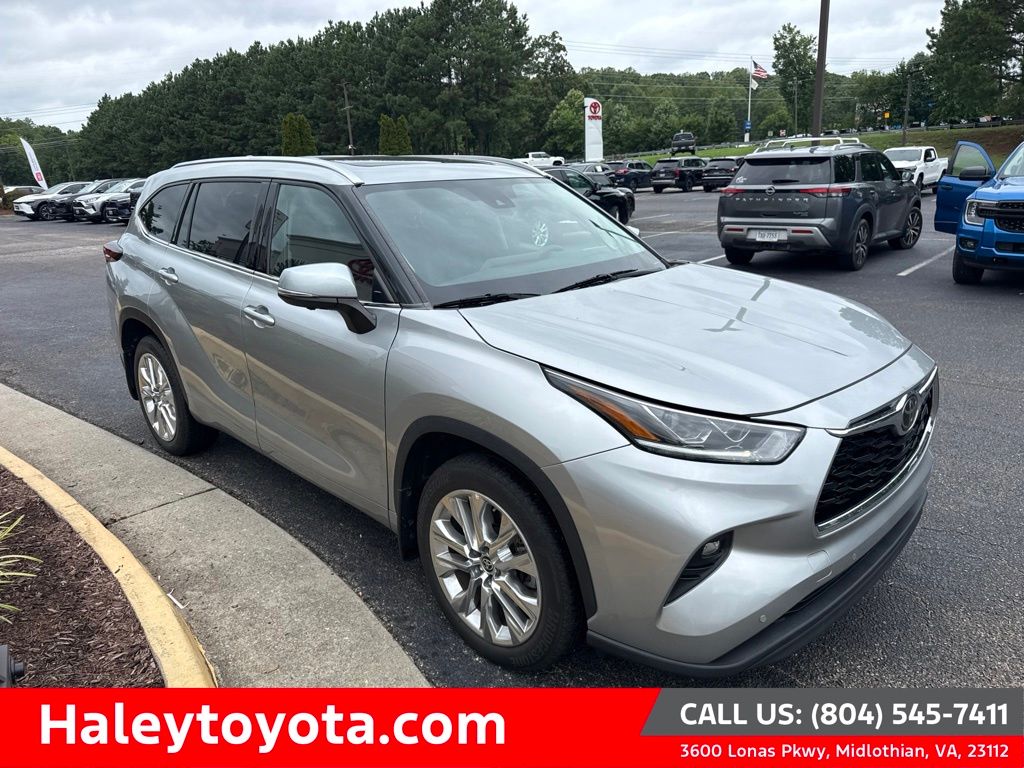 Celestial Silver Metallic 2024 Toyota Highlander SUV / Crossover All-Wheel Drive 8-Speed Automatic