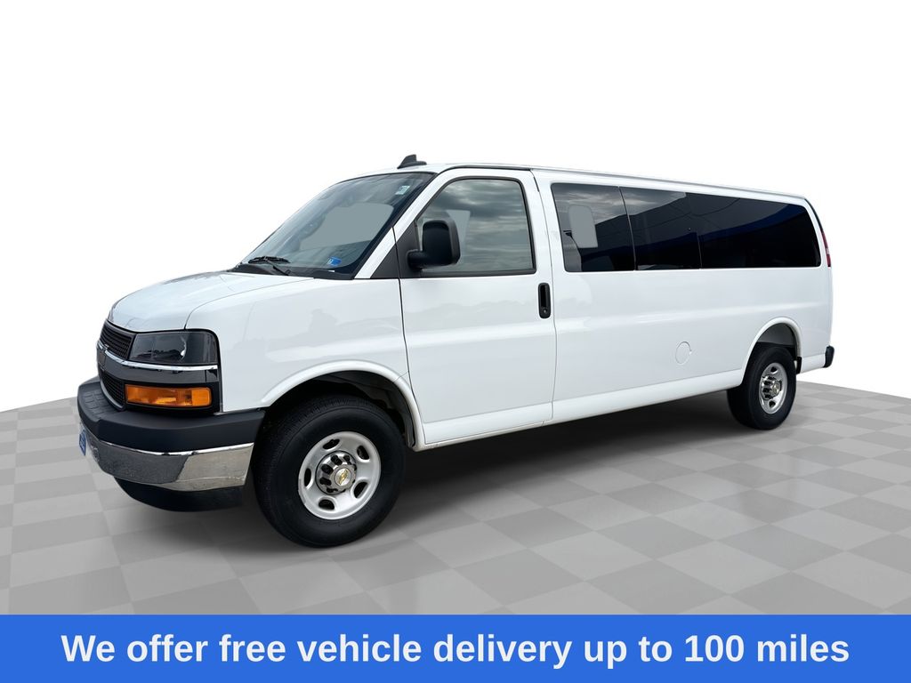Summit White 2025 Chevrolet Express Van Rear-Wheel Drive 8-Speed Automatic Overdrive