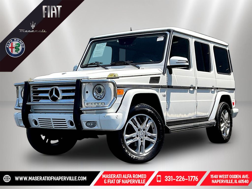 Polar White 2014 Mercedes-Benz G-Class SUV / Crossover All-Wheel Drive 7-Speed Automatic