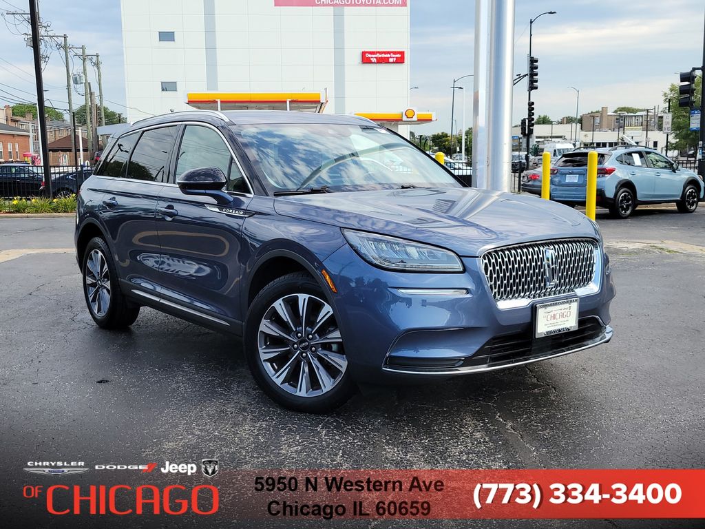 Blue Metallic 2022 Lincoln Corsair SUV / Crossover Front-Wheel Drive 8-Speed Automatic