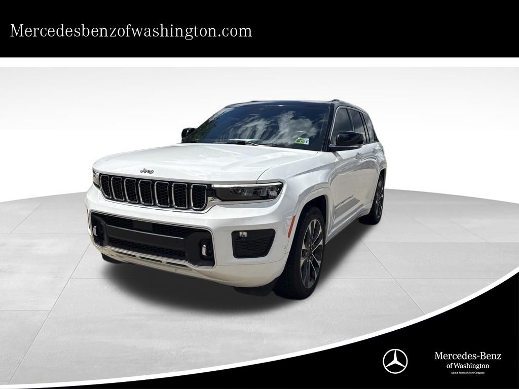 2022 Jeep Grand Cherokee Overland White at Klick Lewis Buick Chevrolet