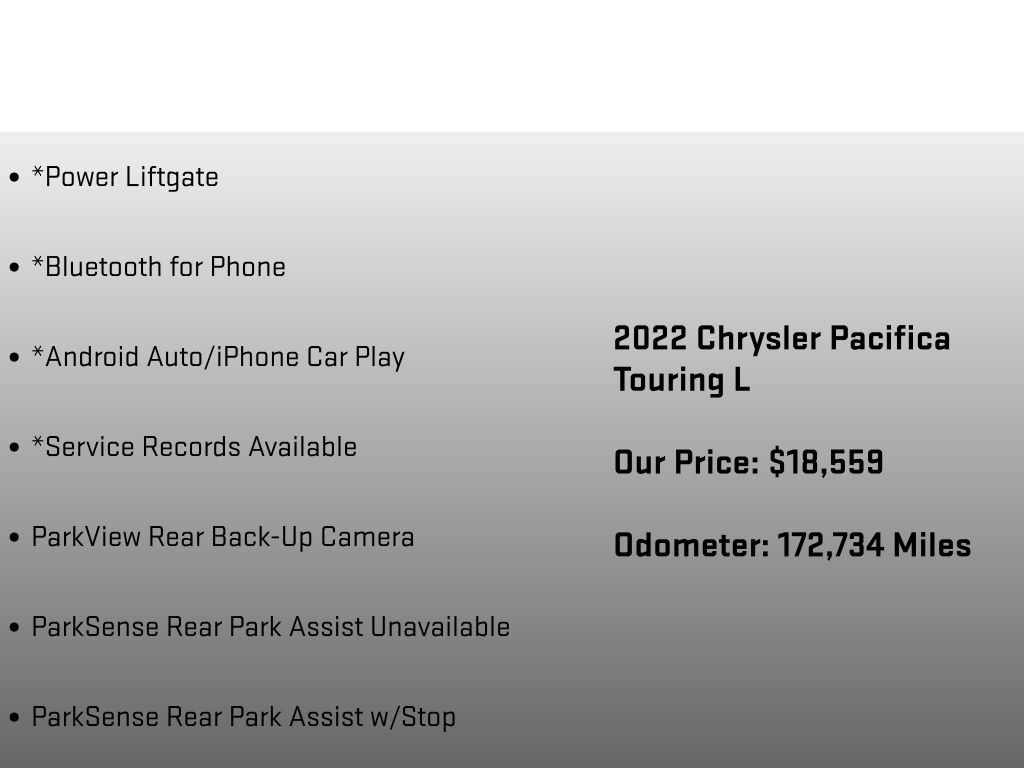 2022 Chrysler Pacifica Touring L - 11