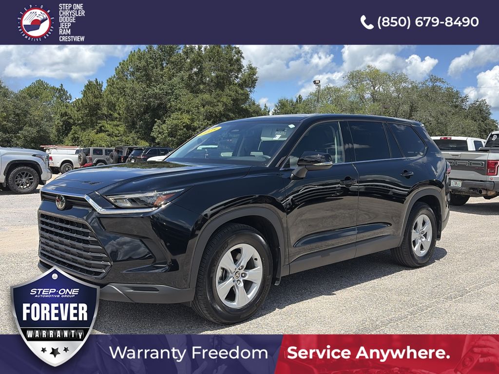 Midnight Black Metallic 2025 Toyota Grand Highlander SUV / Crossover Front-Wheel Drive 8-Speed Automatic