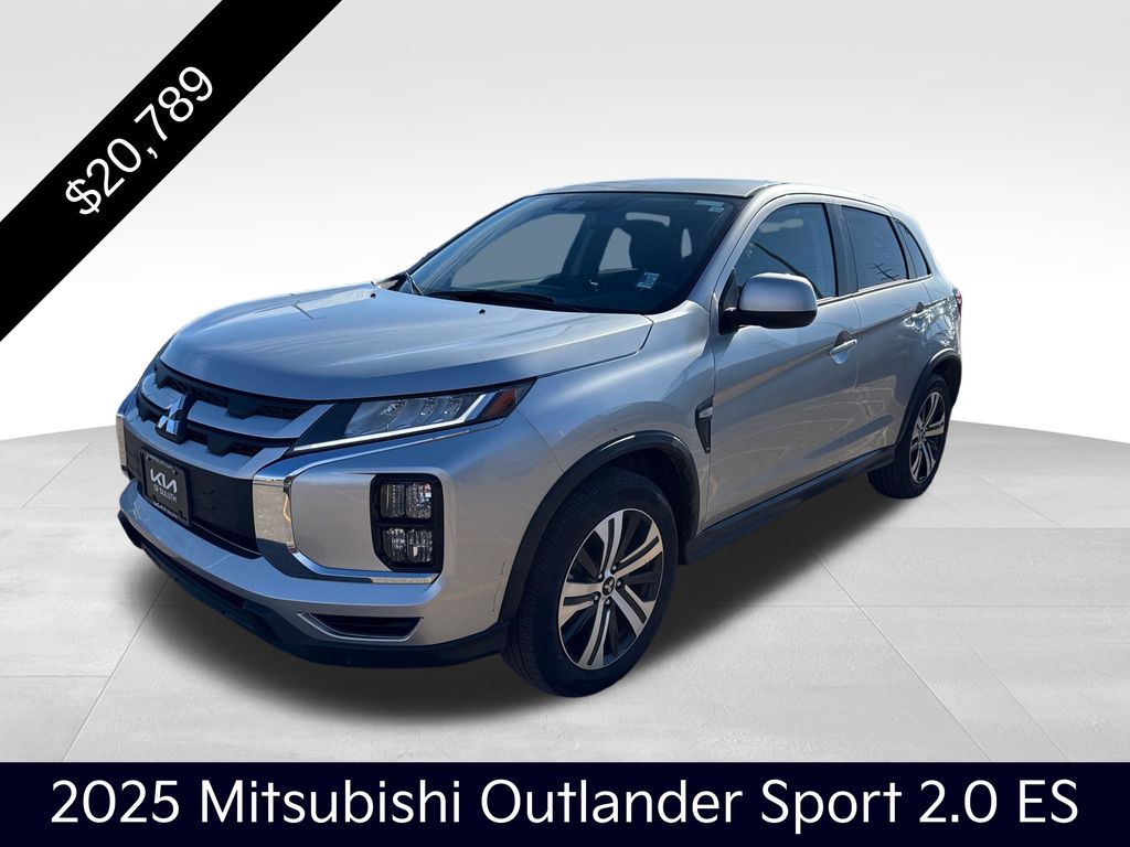 Silver 2025 Mitsubishi Outlander Sport ES AWC SUV / Crossover All-Wheel Drive Continuously Variable Transmission