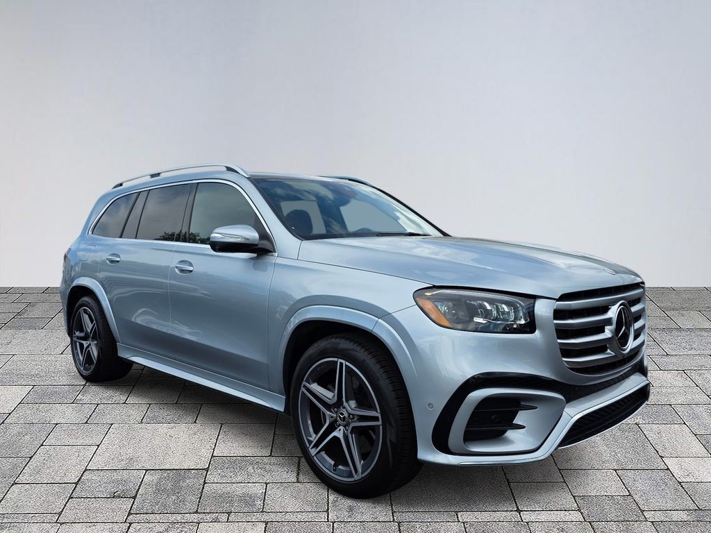Silver 2025 Mercedes-Benz GLS 450 4MATIC SUV / Crossover All-Wheel Drive 9-Speed Automatic