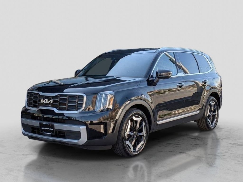 Ebony Black 2023 Kia Telluride S AWD SUV / Crossover All-Wheel Drive 8-Speed Automatic