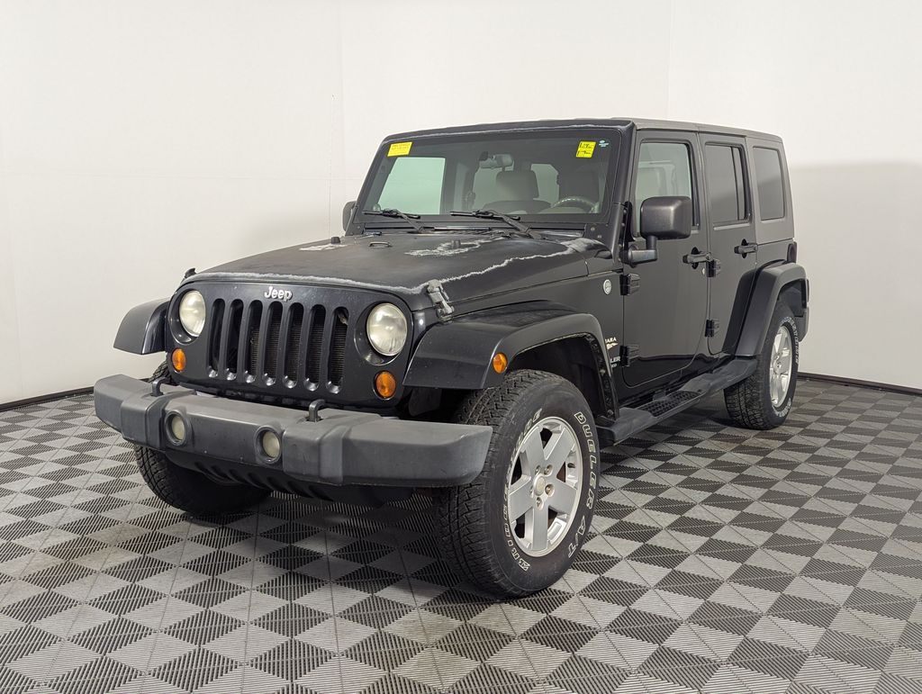 2007 Black Jeep Wrangler Unlimited Sahara 4X4 SUV