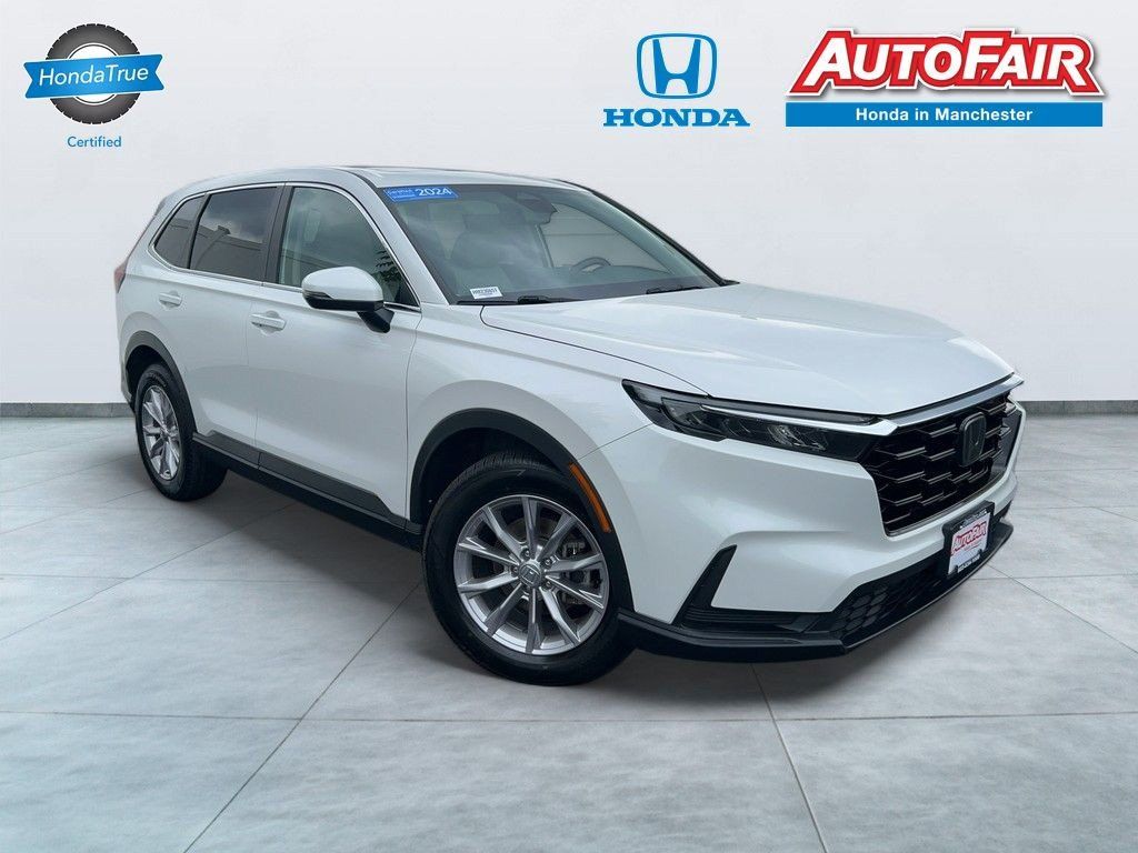 Platinum White Pearl 2024 Honda CR-V SUV / Crossover All-Wheel Drive Continuously Variable Transmission