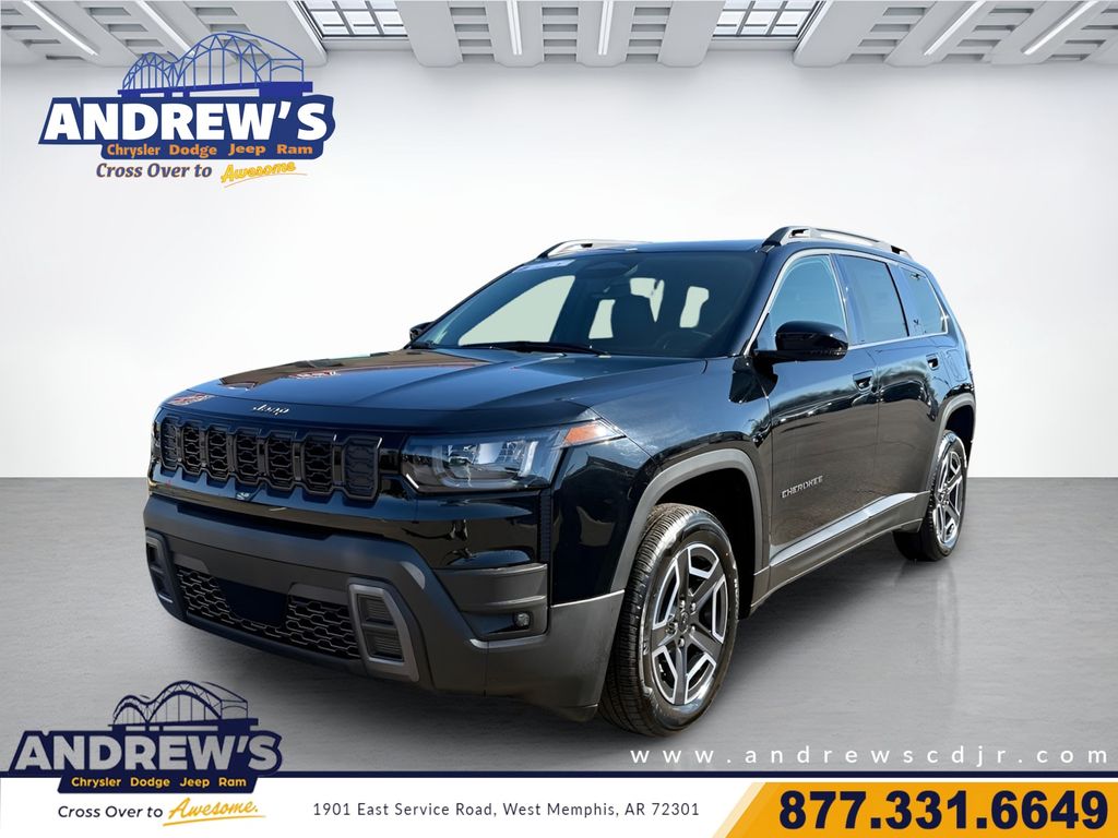 diamond black crystal pearlcoat 2026 Jeep Cherokee Limited 4WD SUV / Crossover Four-Wheel Drive Continuously Variable Transmission