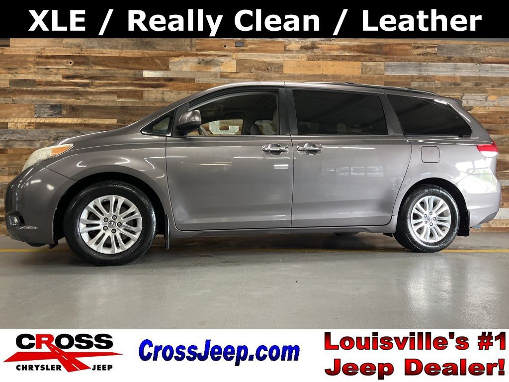 Predawn Gray Mica 2013 Toyota Sienna XLE 7-Passenger Minivan Front-Wheel Drive 6-Speed Automatic Overdrive