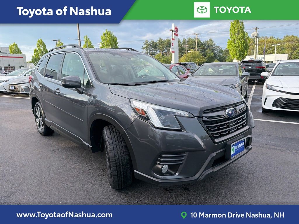 Magnetite Gray Metallic 2023 Subaru Forester SUV / Crossover All-Wheel Drive Continuously Variable Transmission