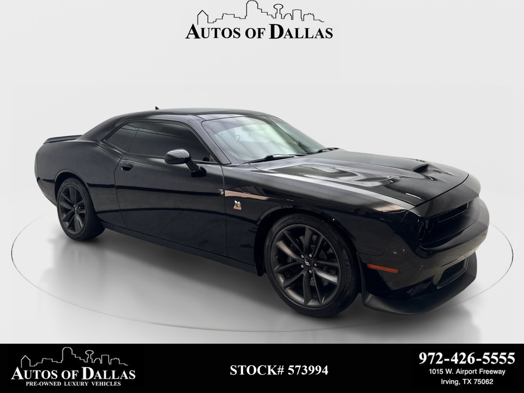 Pitch Black Clearcoat 2019 Dodge Challenger Coupe Rear-Wheel Drive 8-Speed Automatic