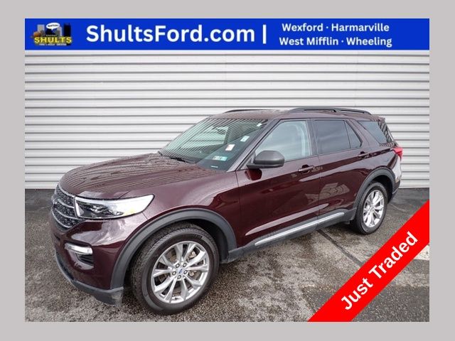 Red Metallic 2023 Ford Explorer XLT AWD SUV / Crossover All-Wheel Drive Automatic